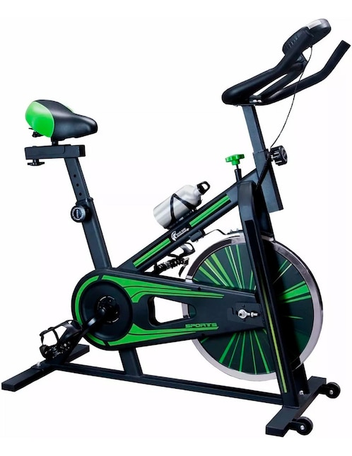 Bicicleta Spinning Fija Centurfit 10 kg Negra
