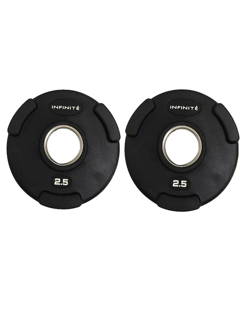 Par de Discos Olímpicos Infinité 2.5 kg c/u Mod. IF-50/2