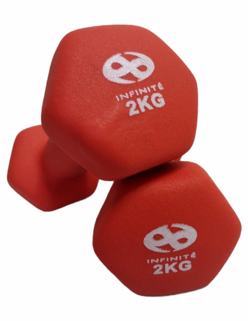 Par de Mancuernas Infinité de Neopreno 2 Kg Mod. IF-MN2