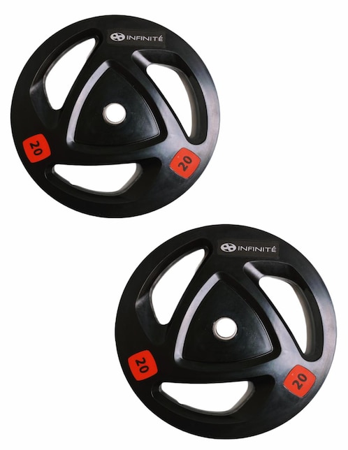 Par de Discos Infinité 28mm 20 Kg Mod. IF-28/20