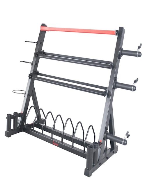 Rack de almacenamiento Sunny Health & Fitness Todo en uno