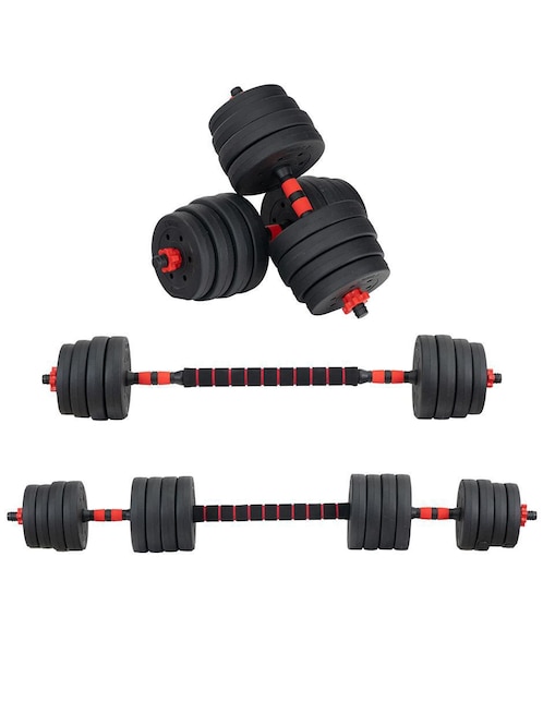 Set mancuernas de peso variable Altera 10 kg 8 piezas