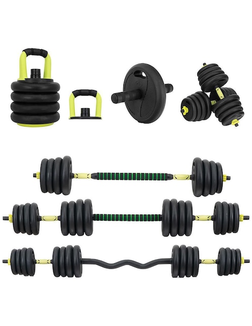 2 Mancuernas Kit Set Pesas 40 Lb 18.14kg C/u Hexagonales Fitness  Musculación Gimnasio En