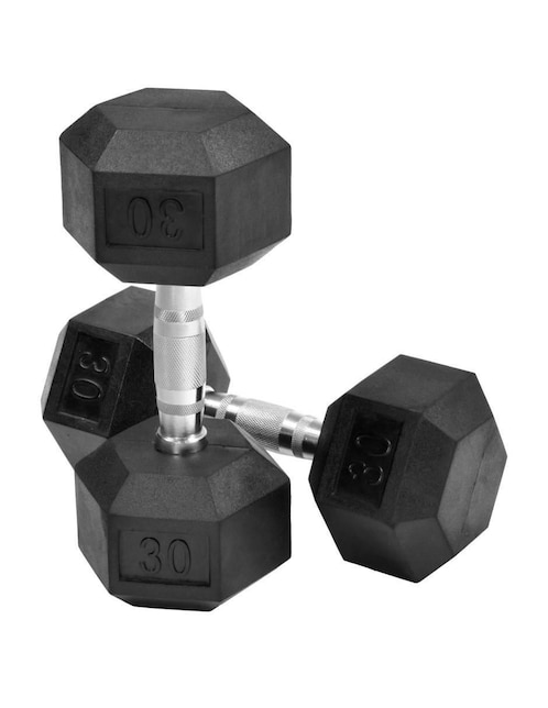 Set mancuernas de peso fijo Centurfit 13.6 kg 2 piezas