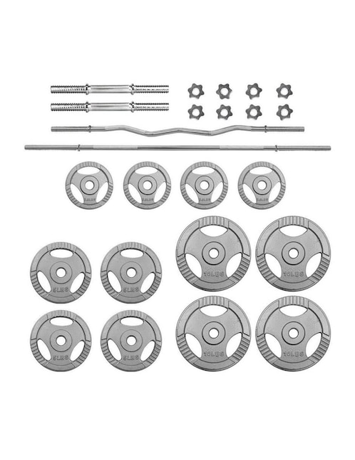 Set mancuernas de peso variable Centurfit 30.6 kg 24 piezas
