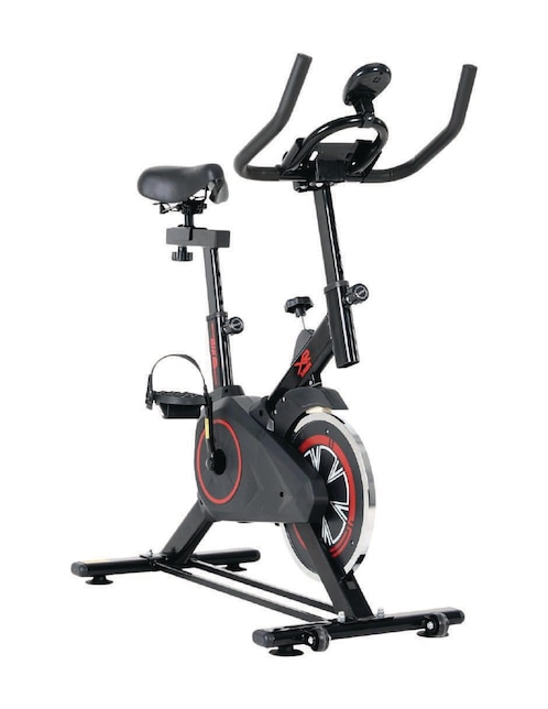 Bicicleta de spinning X-Rush acero