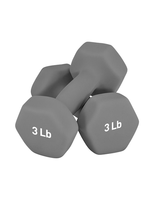 Mancuernas de peso fijo 1.3 kg 2 piezas