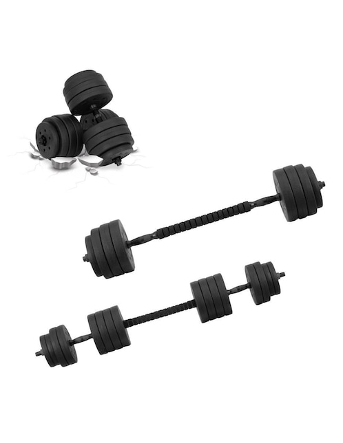Set mancuernas de peso variable Altera 40 kg 23 piezas