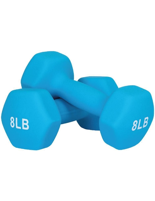 Set mancuernas de peso fijo X-Rush 3.6 kg 2 piezas