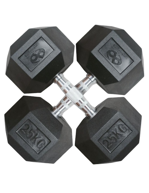 INFINITÉ Set mancuernas de peso fijo Infinité 25 kg 2 piezas