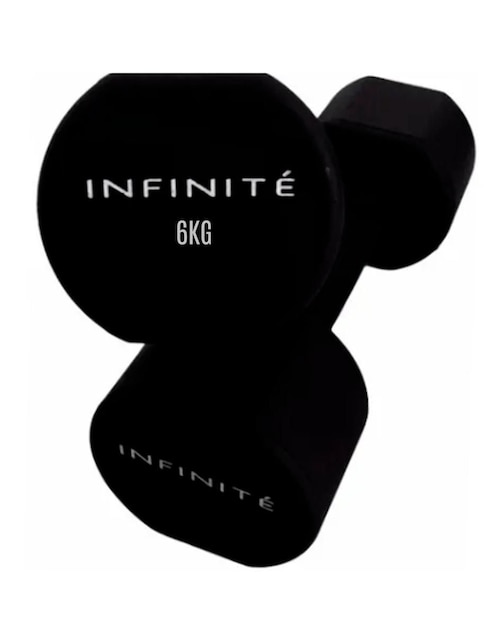 Set de mancuernas de peso fijo Infinité 6 kg 2 piezas