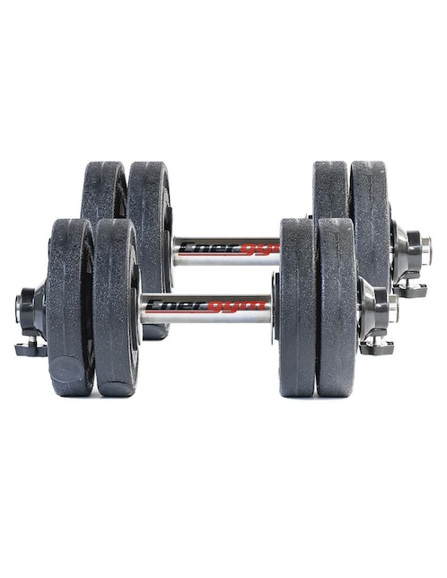 Set mancuernas de peso variable 10 kg 2 piezas 1
