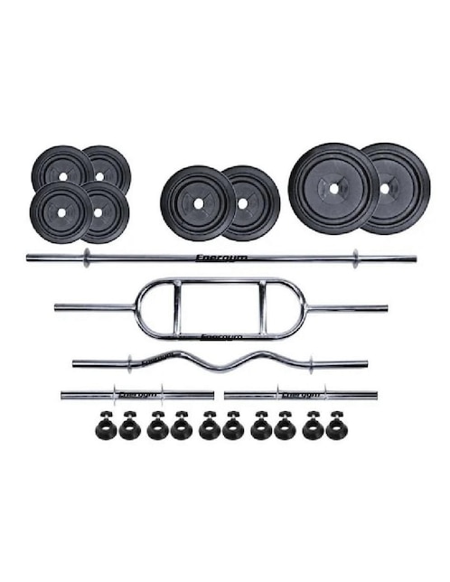 ENERGYM Set de pesas energym de entrenamiento adulto