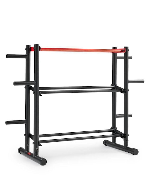 Rack de 3 estantes/compartimentos Sunny Health & Fitness Entrenamiento