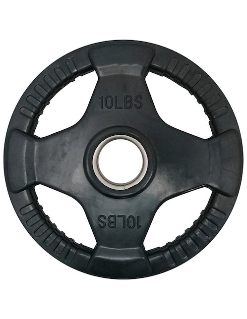 Disco olímpico Tayga rubber 4/10 lb