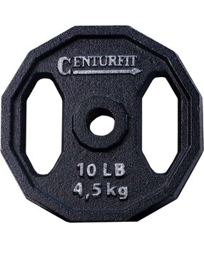 Kit De Pesas 40 Libras Negras Mancuernas Centurfit