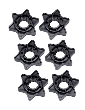 Kit De Pesas 50 Libras Negras Mancuernas Barra Recta Centurfit