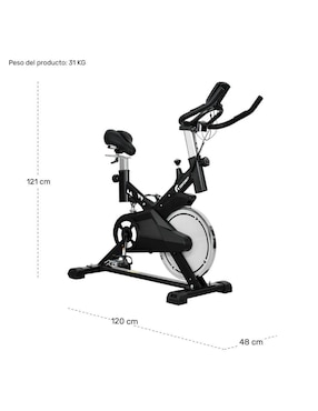 Bicicleta de spinning Centurfit acero