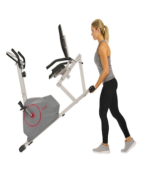 Bicicleta recumbente Sunny Health & Fitness acero