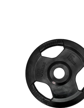 Par de discos olímpicos Tayga Rubber 55 Lb
