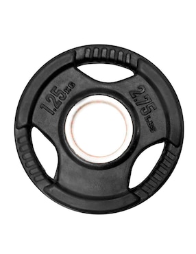 Par de discos olímpicos Tayga Rubber 55 Lb