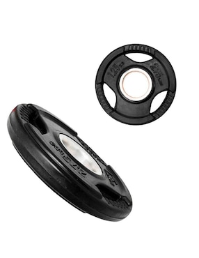 Par de discos olímpicos Tayga Rubber 55 Lb