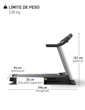 Caminadora casera Nordictrack T 6.5 S plegable