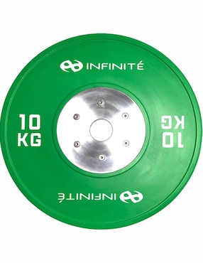 Par de Bumpers Infinité de Goma Maciza 10 Kg Mod. IF-BPC10-2 pzas