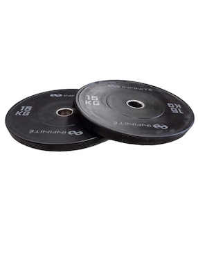 Par de bumpers profesional Infinite 15 Kg Mod. IF-BPN15