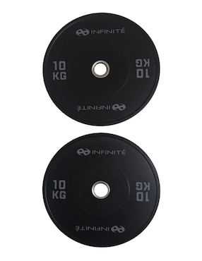 Par de bumpers profesional Infinité 10 kg