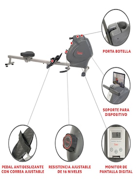 Multigym Sunny Health & Fitness de hierro SF-RW5941