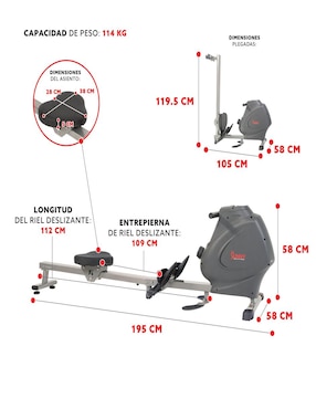 Multigym Sunny Health & Fitness de hierro SF-RW5941