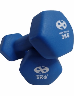 Par de Mancuernas Infinité de Neopreno 3 Kg Mod. IF-MN3