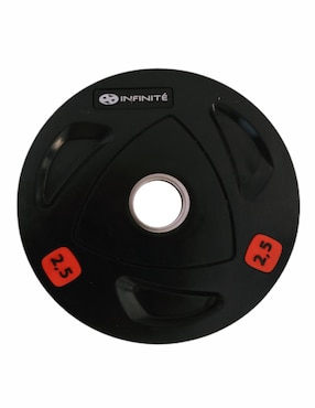 Par de Discos Infinité de Goma 2.5 kg 28 mm. Mod. IF-28/2
