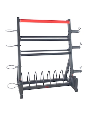 Rack de almacenamiento Sunny Health & Fitness Todo en uno