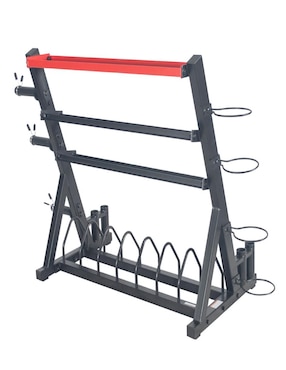 Rack de almacenamiento Sunny Health & Fitness Todo en uno