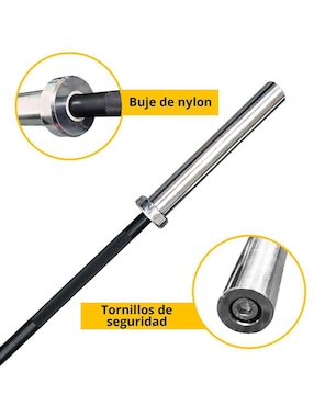 Barra semiolimpica Tayga 180 cm