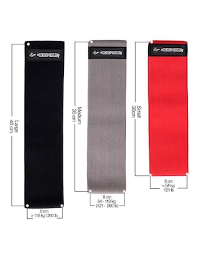 Set de bandas de resistencia Bold Tribe 3 pz