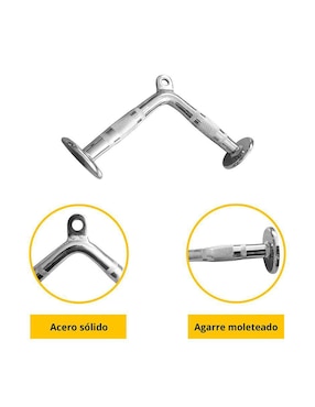 Maneral métalico en V Tayga para aparato de polea