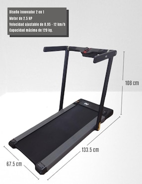 Caminadora semiprofesional Infinité If-T2000 plegable