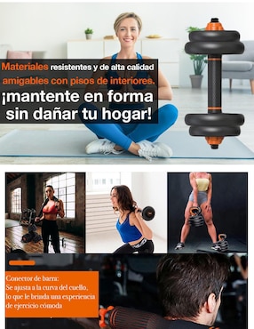 Set de pesas para entrenamiento