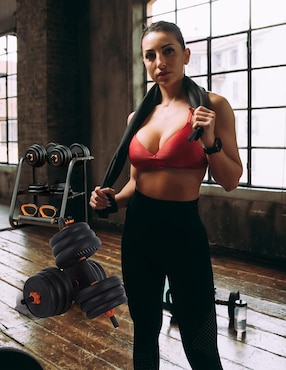Set de pesas para entrenamiento
