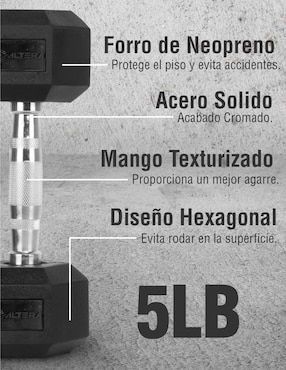 Mancuerna de peso fijo Altera