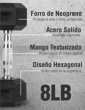 Mancuerna de peso fijo Altera
