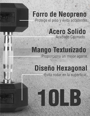 Mancuerna de peso fijo Altera