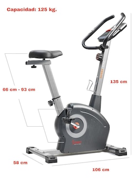 Bicicleta fija Sunny Health & Fitness acero y plástico