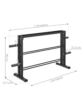 Rack de mancuernas Altera RAM0518