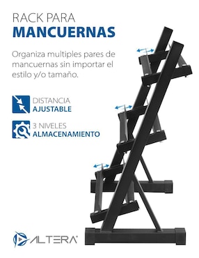 Rack de mancuernas Altera