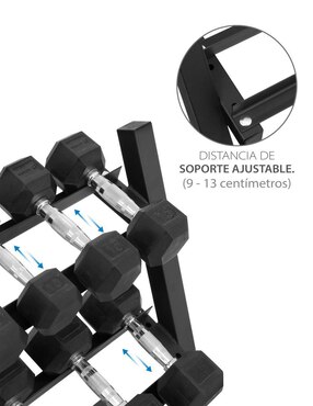 Rack de mancuernas Altera