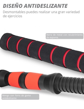 Set mancuernas de peso variable Altera 10 kg 8 piezas
